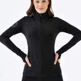 Zip-up chocolate brown Jacket