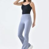 Flared black leggins
