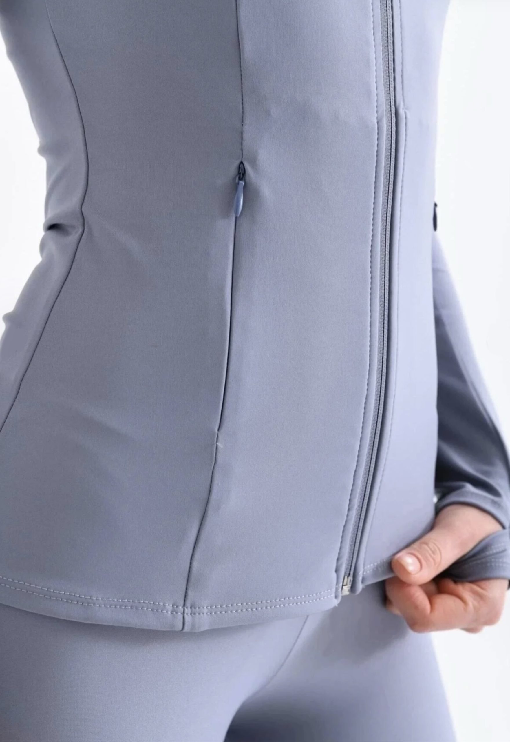 Zip-up Lilac Jacket - Image 4