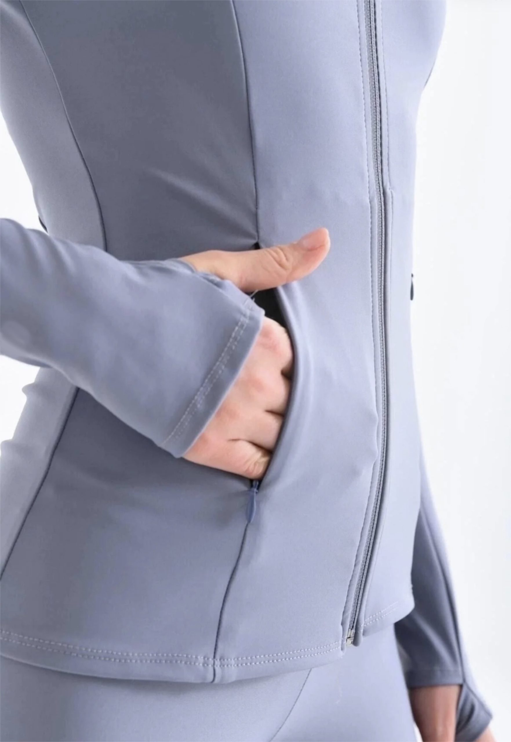 Zip-up Lilac Jacket - Image 6